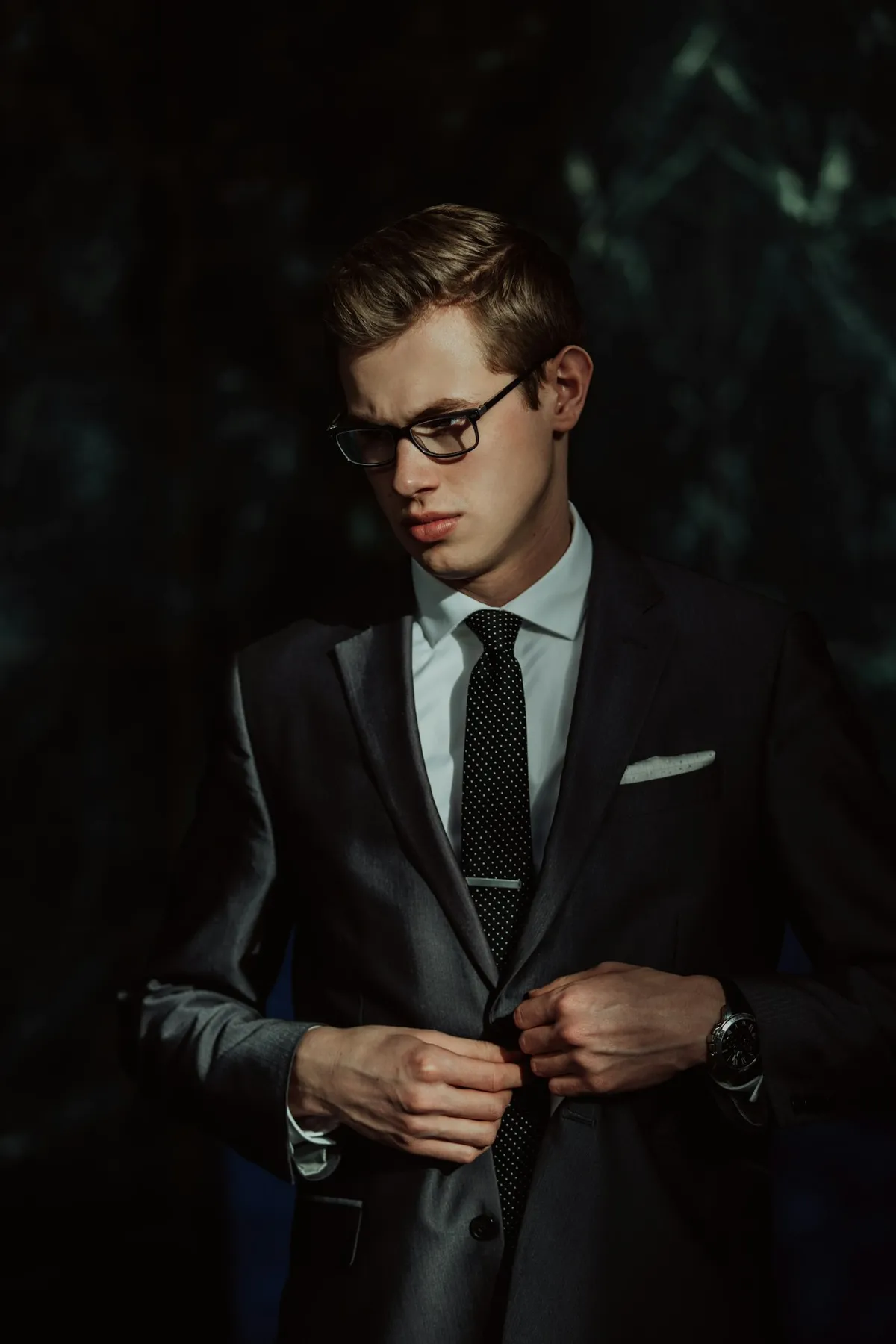 Costum antracit editorial, colecția Lardini